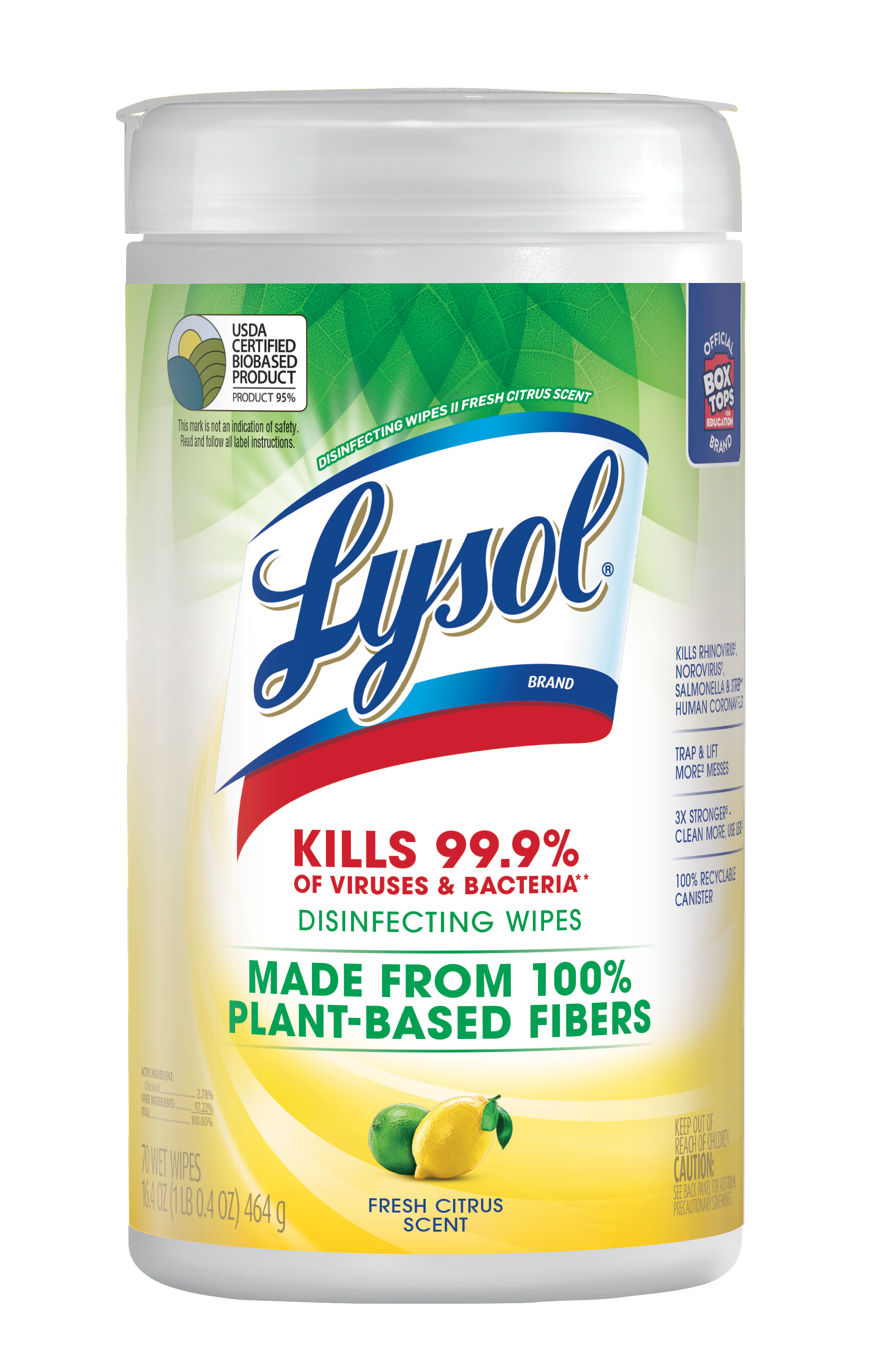 LYSOL® Disinfecting Wipes - Fresh Citrus